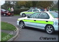 Suburu Impreza police car